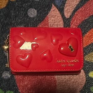 Kate Spade Vibrant Red Heart Wallet